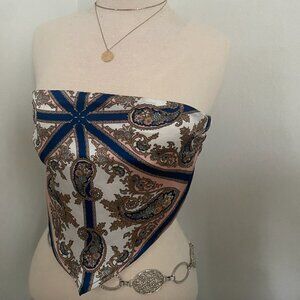 Silk Bandana Top
